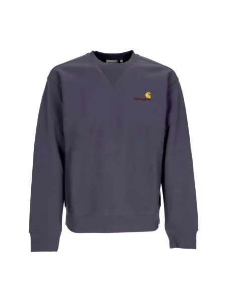 Bluza Carhartt Wip z długim rękawem niebieska