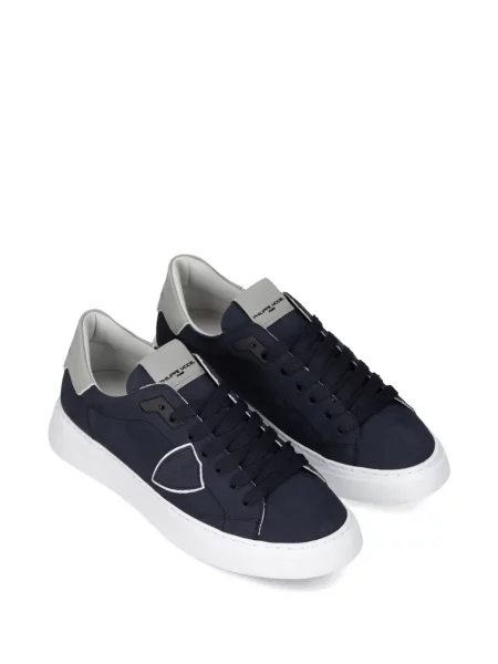 Sneakerși Philippe Model Paris din piele de căprioară albastru