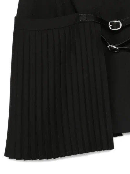 Rochie mini Coperni plisată de costum negru