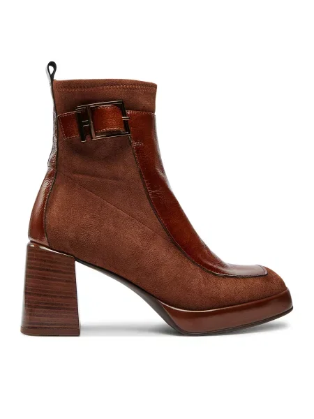 Велюровые ботильоны Hispanitas коричневые