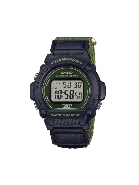 Годинник Casio Black/Green чорний