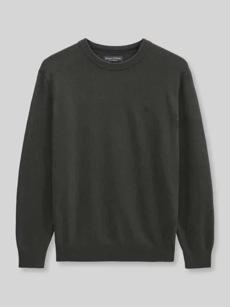 Sweter w kroju regular fit z mieszanki bawełny z dodatkiem żywej wełny Marc O'polo