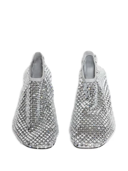 Pantofi cu toc Christopher Esber de cristal gri