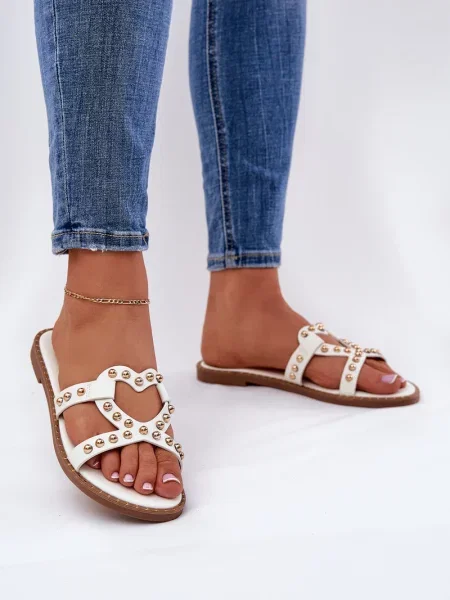 Pantofle Boto bílé