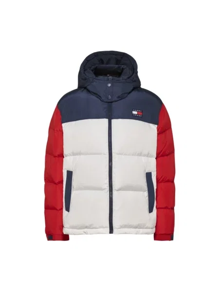Kurtka jeansowa Tommy Jeans z logo biała