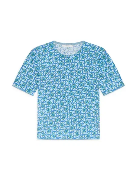 Koszulka Maliparmi z nadrukiem niebieska