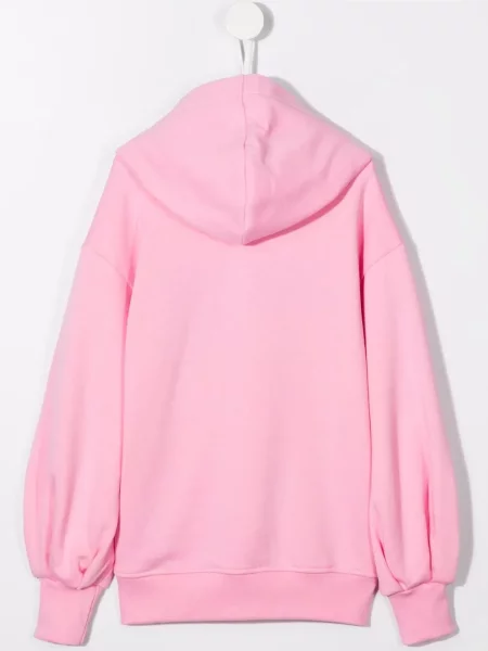 Bluza z kapturem dziecięca Msgm różowa