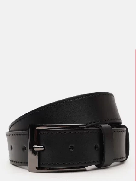 Кожаный ремень Borsa Leather черный