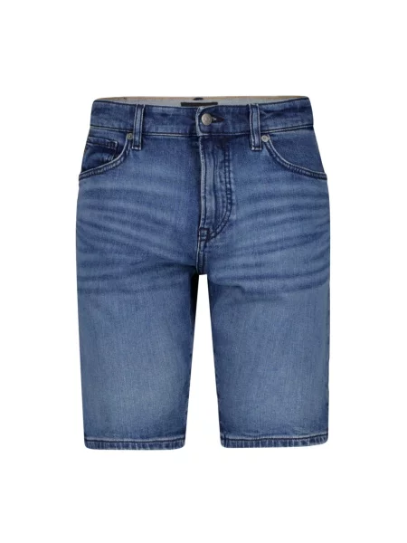 BOSS Orange szorty jeansowe niebieskie