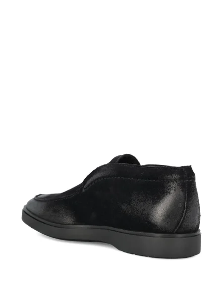Pantofi loafer Tagliatore din piele de căprioară negru