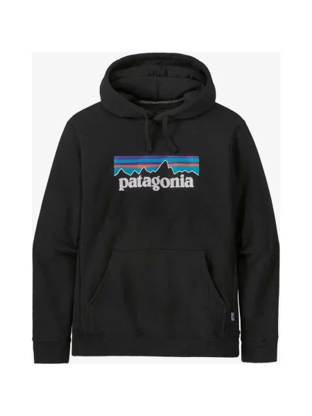 Bluza z kapturem Patagonia Logo Uprisal intensywna czerń XS czarna