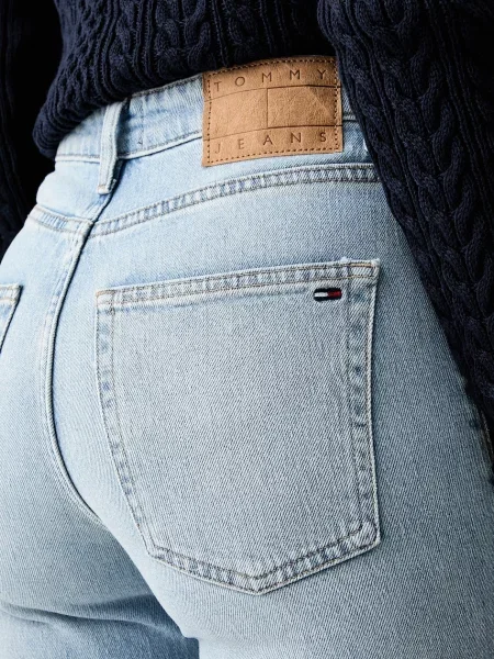 Tommy Jeans дънки slim fit дамски синьо