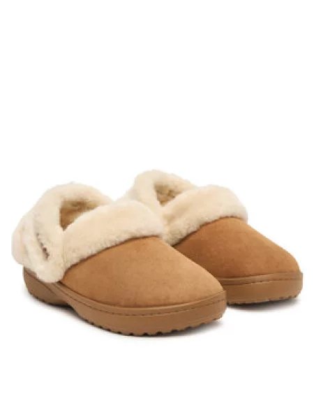 Crocs Natikači Classic Unfurgettable Suede Clog bež