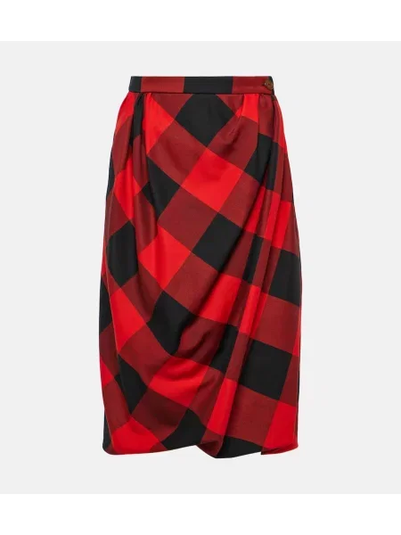Spódnica midi Vivienne Westwood wełniana do kolan