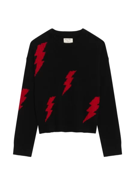 Pulover Zadig&voltaire din cașmir negru