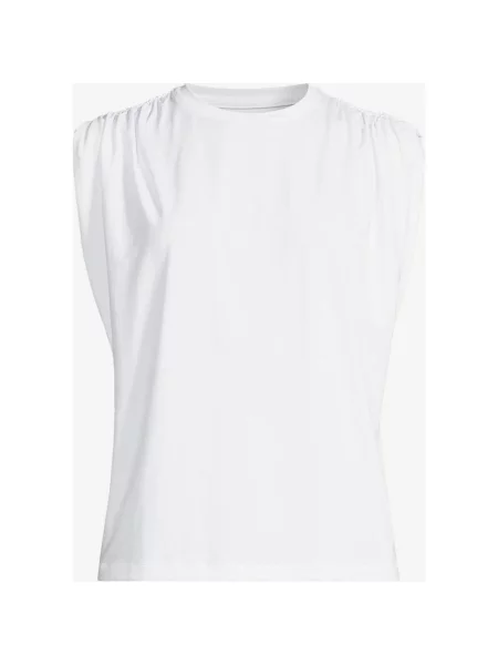 Koszulka rowerowa Casall Delight Shoulder Crease bez szelek S biały