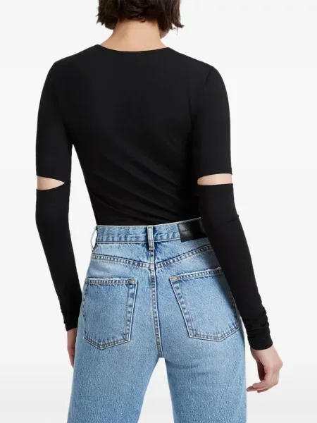 Top Marcella lung negru