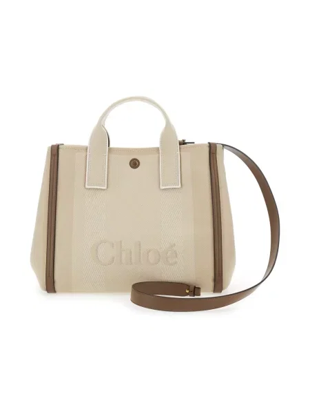 Nerka Chloe Woody z nadrukiem elegancka beżowa