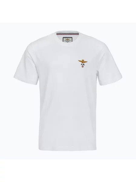 Tricou pentru bărbați Aeronautica Militare off white alb