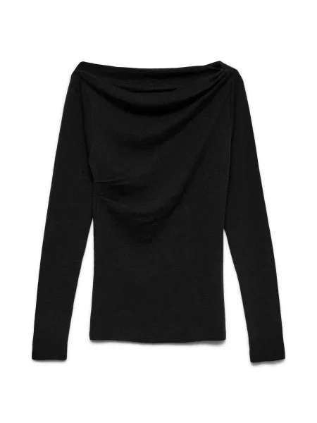 VERO MODA Pulover VMSofine' negru