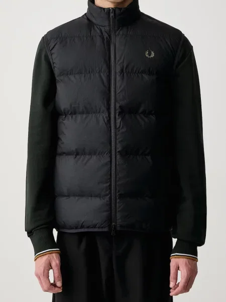 Fred Perry ujjatlan kabát férfi fekete