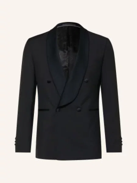 Wilvorst Marynarka Smokingowa O Kroju Slim Fit schwarz