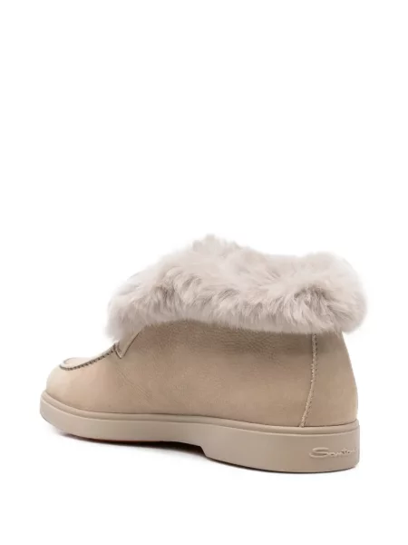 Pantofi loafer Santoni din piele