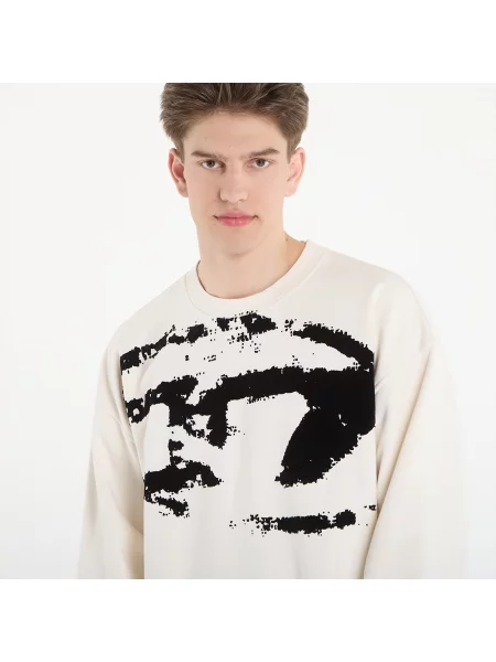 Суитшърт Diesel Sweatshirt White M бяло