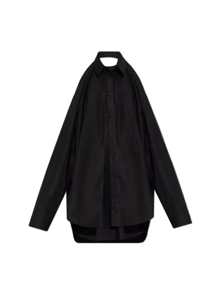 Sukienka koszulowa Balenciaga czarna