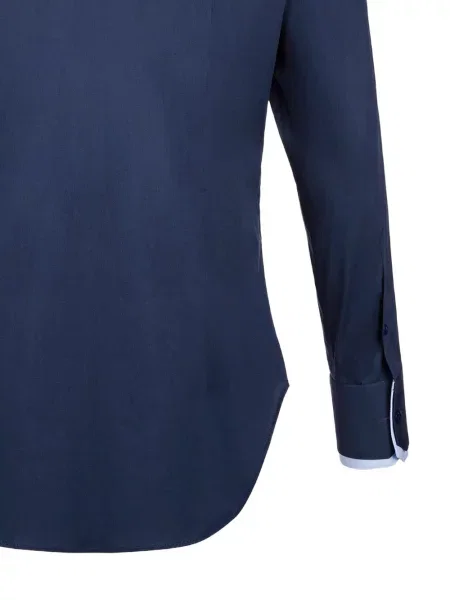 Košile Billionaire s výšivkou modrá