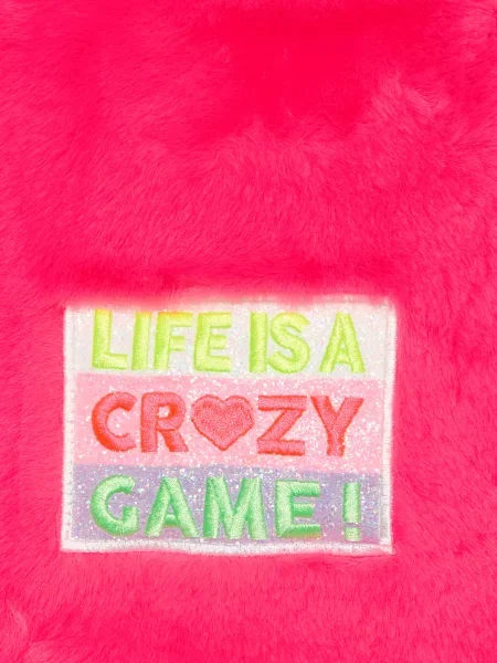 Billieblush Kamizelka Ze Sztucznego Futra pink żółta