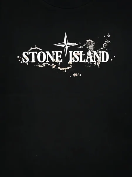 Koszulka dziecięca Stone Island czarna