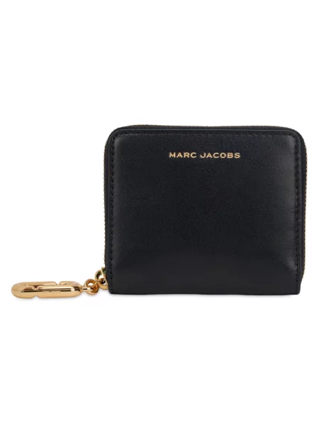 Portfel Marc Jacobs skórzany czarny