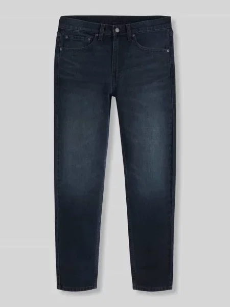 Jeansy o kroju relaxed fit z mieszanki bawełny model Levi's granatowe