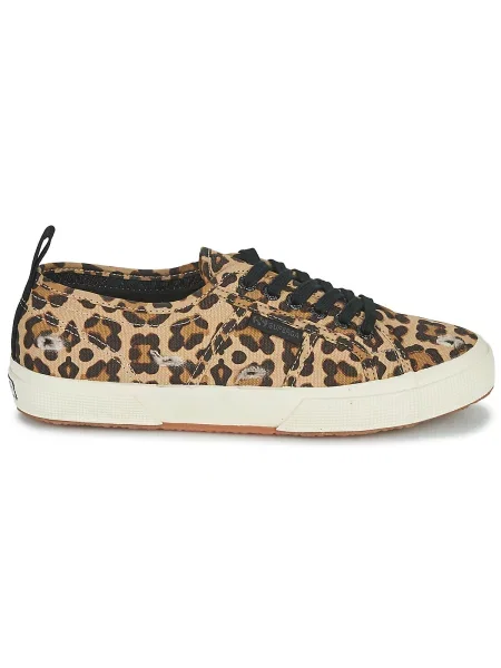Pantofi Superga rupți cu model leopard