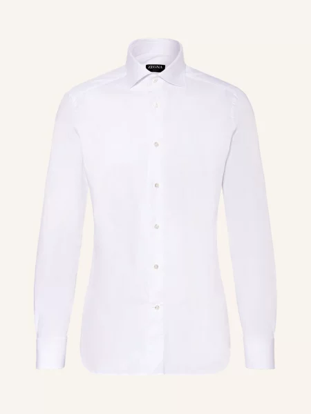 Zegna Koszula Trofeo™ Extra Slim Fit weiss biała