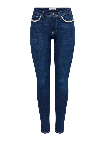 ONLY Jeans ONLWAUW închis albastru