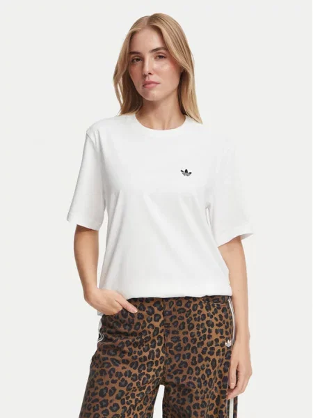 Adidas T-Shirt Essentials Loose biały