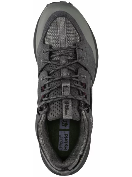 Кожаные кроссовки Jack Wolfskin серые