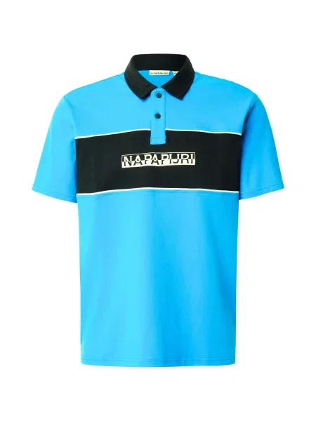 NAPAPIJRI Tricou EKIM azur / negru alb