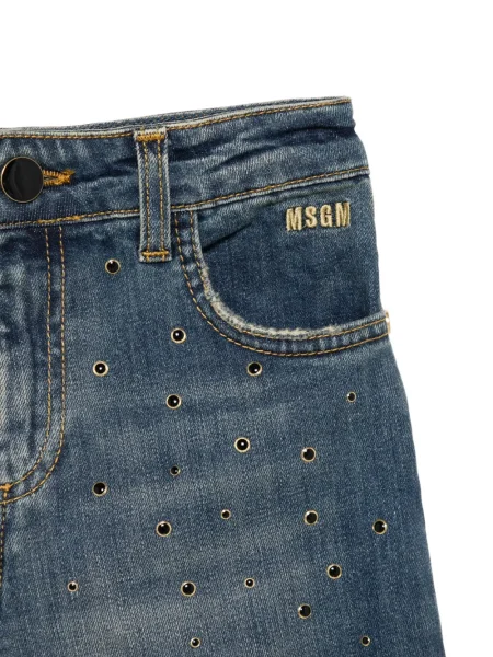Dětské široké džíny Msgm modré