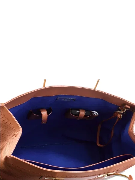 Δερμάτινη τσάντα shopper Tyler Ellis καφέ
