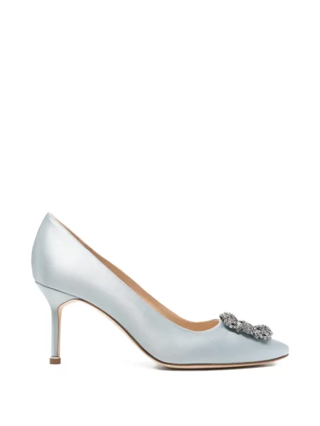 Pantofi cu toc Manolo Blahnik albastru