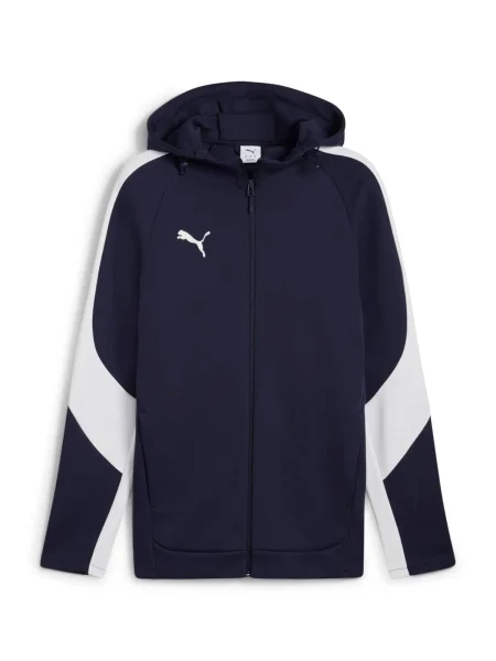PUMA Sportski gornji dio trenirke teamEVOSTRIPE plava bijela