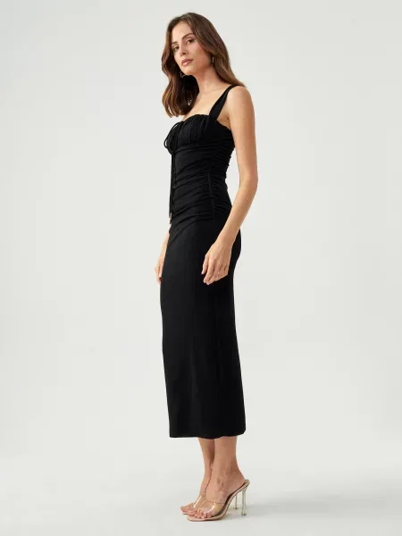 BWLDR Rochie WOODS' negru
