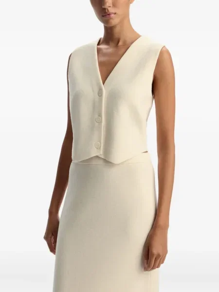 Dzianinowa kamizelka 12 Storeez z dekoltem w serek