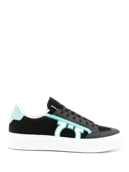 Sneakerși Ferragamo negru
