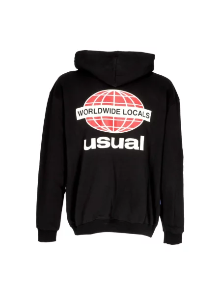 Bluza z kapturem Usual z kapturem czarna