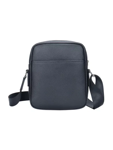 Torba crossbody Cavalli Class skórzana czarna