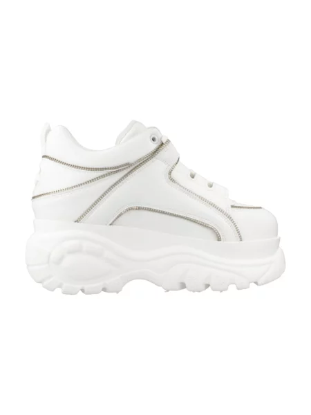 Sneakersy Buffalo na platformie białe